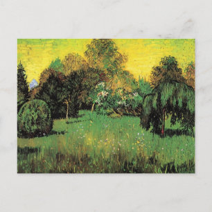 De tuin van de dichter van Vincent van Gogh. Briefkaart