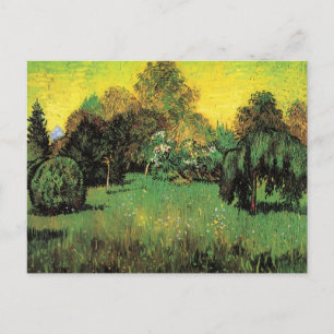 De tuin van de dichter van Vincent van Gogh Briefkaart