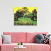 De tuin van de dichter van Vincent van Gogh. Canvas Afdruk (Insitu (Woonkamer))