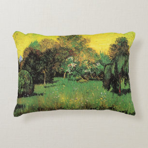 De tuin van de dichter van Vincent van Gogh Decoratief Kussen