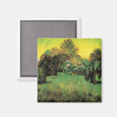 De tuin van de dichter van Vincent van Gogh Magneet (Voorkant / Achterkant)