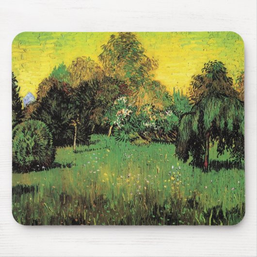 De tuin van de dichter van Vincent van Gogh. Muismat (Voorkant)