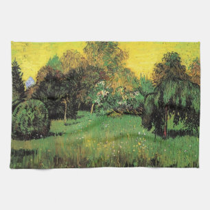 De tuin van de dichter van Vincent van Gogh. Theedoek