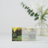 De tuin van de dichter, Vincent van Gogh. Visitekaartje (Staand voorkant)