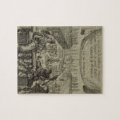 De tuin van de Franse nobility, c.1640 (engravi) Legpuzzel (Horizontaal)