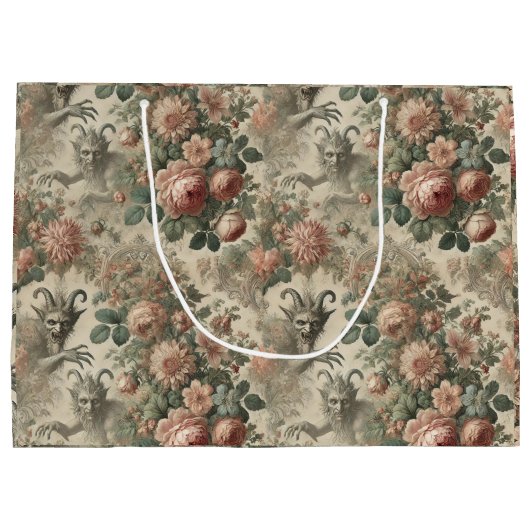 De tuin van de Goatman - Gothic Folklore Design Groot Cadeauzakje (Achterkant)