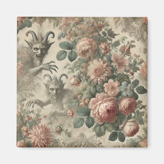 De tuin van de Goatman - Gothic Folklore Design Magneet (Voorkant)
