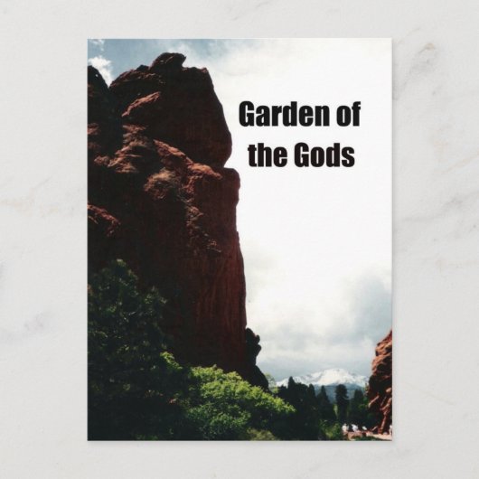 De tuin van de Goden Briefkaart (Voorkant)