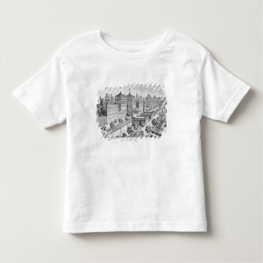 De tuin van de hertog Parma op de Palatine Hill, Kinder Shirts (Voorkant)