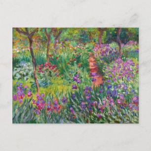 De Tuin van de Iris van Monet bij Briefkaart