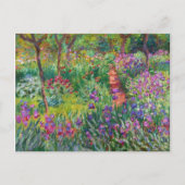 De Tuin van de Iris van Monet bij Briefkaart (Voorkant)