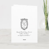 De Tuin van de Kantoorbehoeften van Antoinette Notitiekaartje (Achterkant)