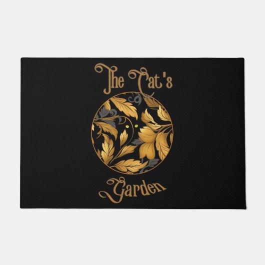 De tuin van de kat deurmat (Voorkant)