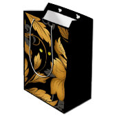 De tuin van de kat medium cadeauzakje (Achterkant Gekanteld)