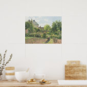 De tuin van de kunstenaar bij Eragny Camille Pissa Poster (Keuken)