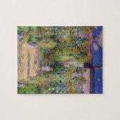 De tuin van de kunstenaar door Claude Monet Legpuzzel (Horizontaal)