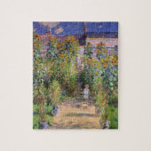 De tuin van de kunstenaar door Claude Monet Legpuzzel (Verticaal)