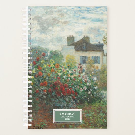 De tuin van de kunstenaar in de Argentijnse monet Planner (Voorkant)