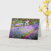 De tuin van de Kunstenaar in Giverny, Claude Monet Kaart (Gele Bloem)