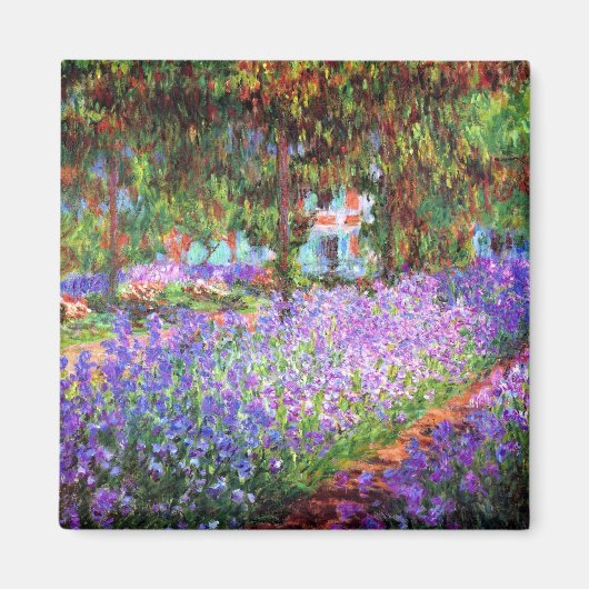 De tuin van de kunstenaar in Giverny, Claude Monet Magneet (Voorkant)