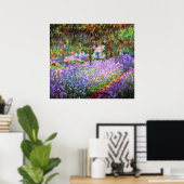 De tuin van de kunstenaar in Giverny, Claude Monet Poster (Thuiskantoor)