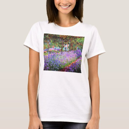 De tuin van de kunstenaar in Giverny, Claude Monet T-shirt (Voorkant)