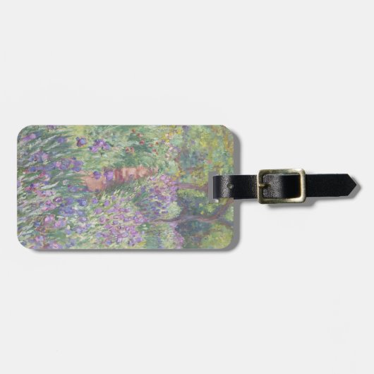 De tuin van de kunstenaar in Giverny door Claude M Bagagelabel (Voorkant horizontaal)