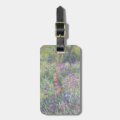 De tuin van de kunstenaar in Giverny door Claude M Bagagelabel (Voorkant verticaal)