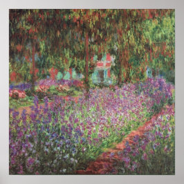 De tuin van de kunstenaar in Giverny door Claude M Poster
