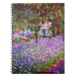 De tuin van de kunstenaar in Giverny door Monet Notitieboek