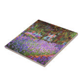 De tuin van de kunstenaar in Giverny door Monet Tegeltje (Zijkant)