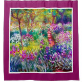 De tuin van de kunstenaar in Giverny Douchegordijn (Voorkant)