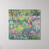 De tuin van de kunstenaar in Giverny, Monet Canvas Afdruk (Voorkant)