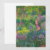 De tuin van de kunstenaar in Giverny, naar Claude  Feestdagenkaart (Voorkant / Achterkant)