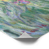 De tuin van de kunstenaar in Giverny van Monet Poster (Hoek)