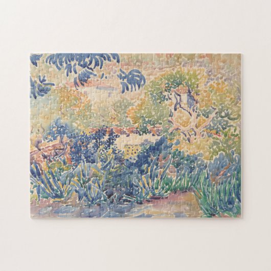 De tuin van de kunstenaar in Saint-Clair | 1904-5 Legpuzzel (Horizontaal)