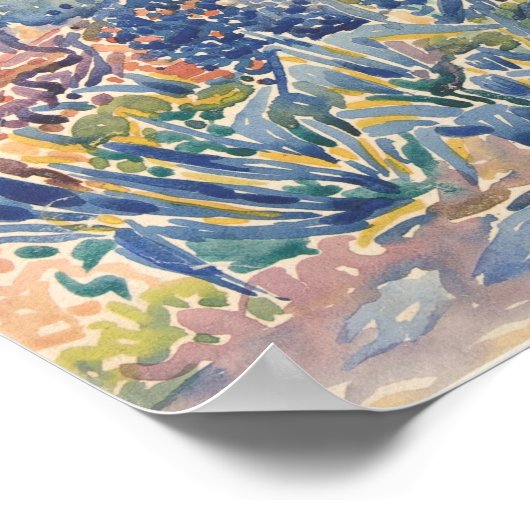 De tuin van de kunstenaar in Saint-Clair | 1904-5 Poster (Hoek)