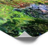 De tuin van de kunstenaar in Vetheuil, Claude Mone Poster (Hoek)