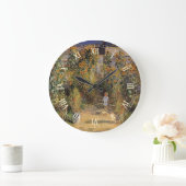 De tuin van de kunstenaar in Vetheuil door Claude  Grote Klok (Huis)