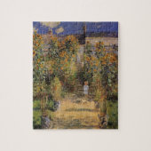 De tuin van de kunstenaar in Vetheuil door Claude  Legpuzzel (Verticaal)