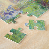 De tuin van de kunstenaar in Vétheuil door Claude  Legpuzzel (Zijkant)