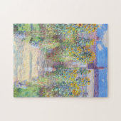 De tuin van de kunstenaar in Vétheuil door Claude  Legpuzzel (Horizontaal)