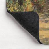 De tuin van de kunstenaar in Vetheuil door Claude  Muismat (Hoek)