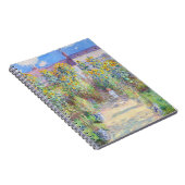 De tuin van de kunstenaar in Vétheuil door Claude Notitieboek (Rechterzijde)