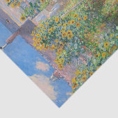 De tuin van de kunstenaar in Vétheuil door Claude  Tissuepapier (Detail)