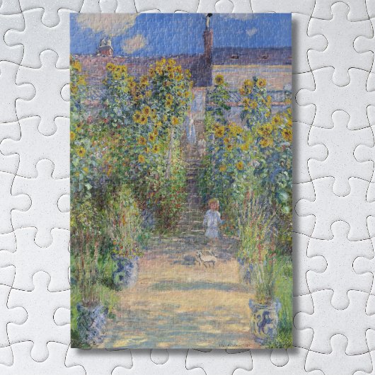 De tuin van de kunstenaar in Vétheuil, Monet Legpuzzel