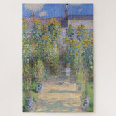 De tuin van de kunstenaar in Vétheuil, Monet Legpuzzel (Verticaal)