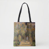 De tuin van de kunstenaar in Vetheuil van Claude M Tote Bag (Voorkant)