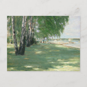De tuin van de kunstenaar in Wannsee, 1918 Briefkaart