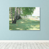 De tuin van de kunstenaar in Wannsee, 1918 Canvas Afdruk (Insitu (Houten vloer))